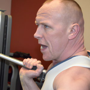 a professional appealing image of a caucasian man or woman exercising in a gym 733 300x300