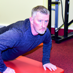 a professional appealing image of a caucasian man or woman exercising in a gym 920 300x300