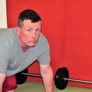 a professional appealing image of a caucasian man or woman exercising in a gym 601 300x300